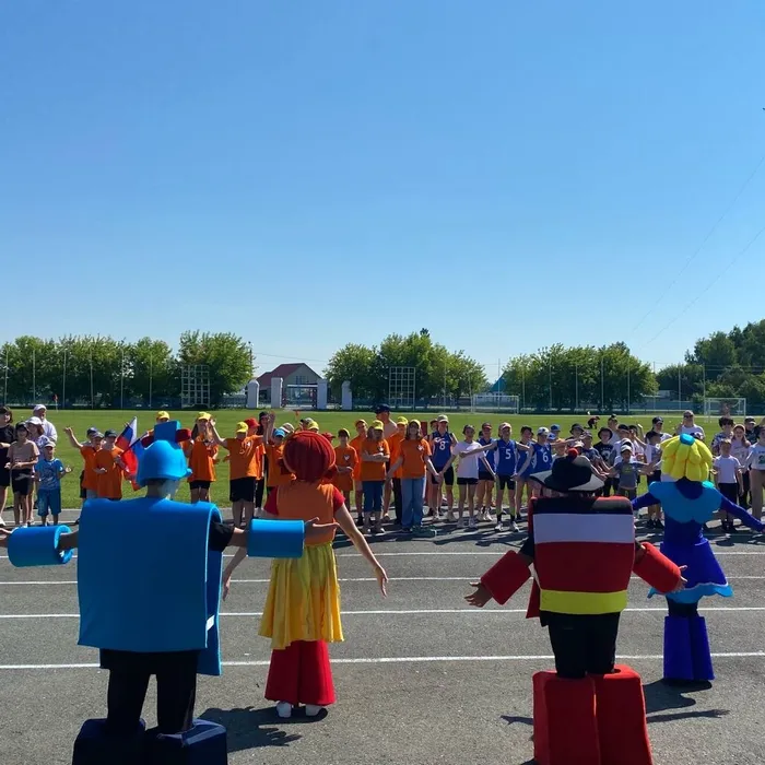 "Торжественное открытие IX районной спартакиады оздоровительных лагерей"