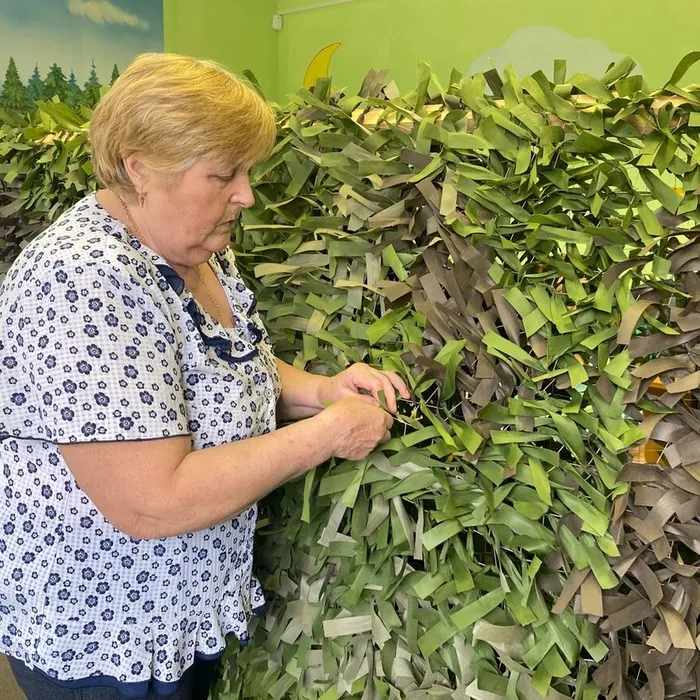 Готова еще одна маскировочная сеть!